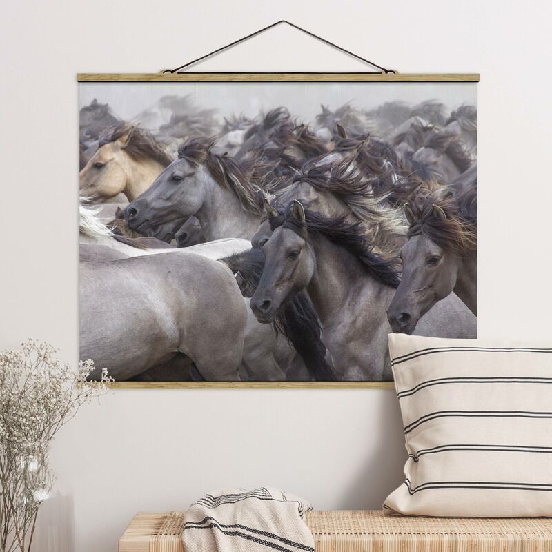 

Imagen de tela - Wild Horses - Apaisado 3:4 Dimensión LxA: 26cm x 35cm