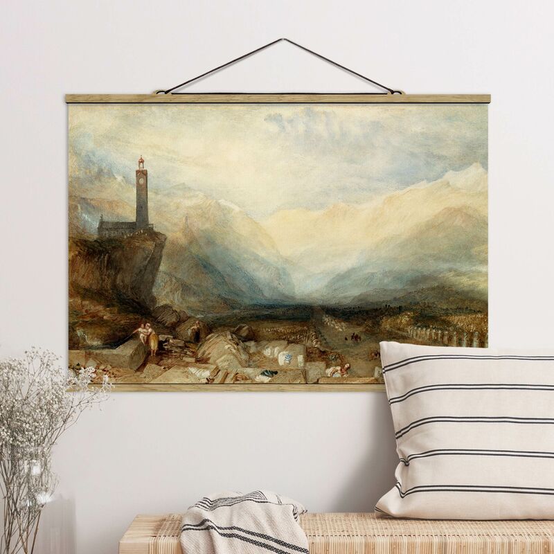 

Imagen de tela - William Turner - Splügenpass - Apaisado 2:3 Dimensión LxA: 53.5cm x 80cm