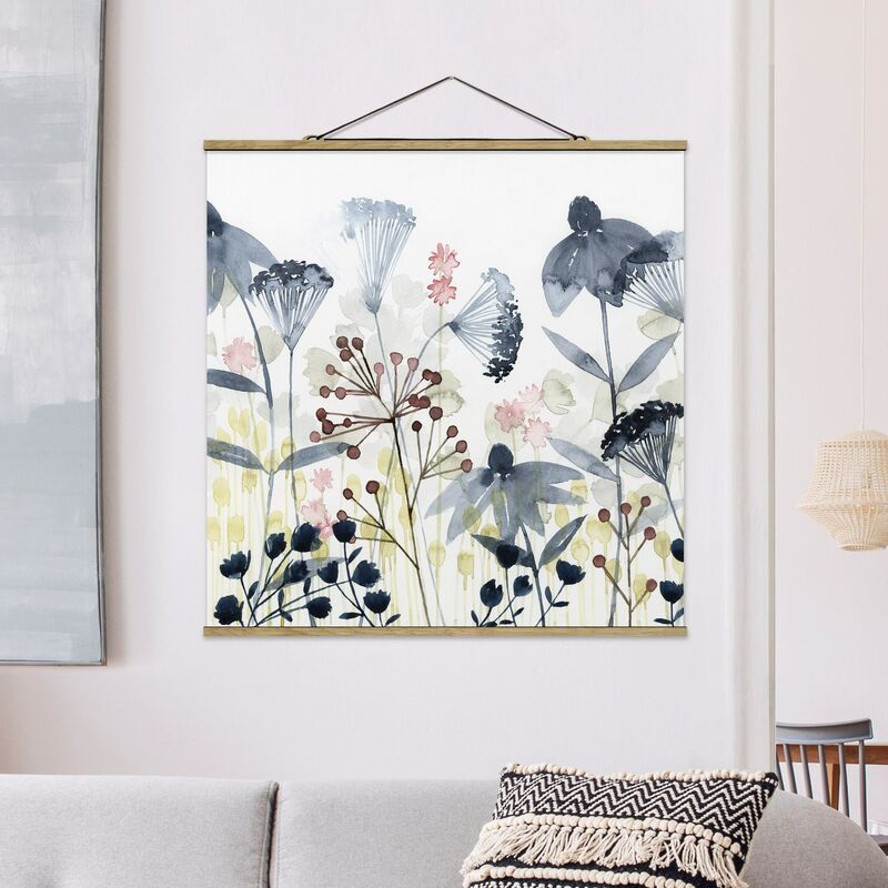 

Imagen de tela - Wildflower Watercolor I - Cuadrado 1:1 Dimensión LxA: 50cm x 50cm