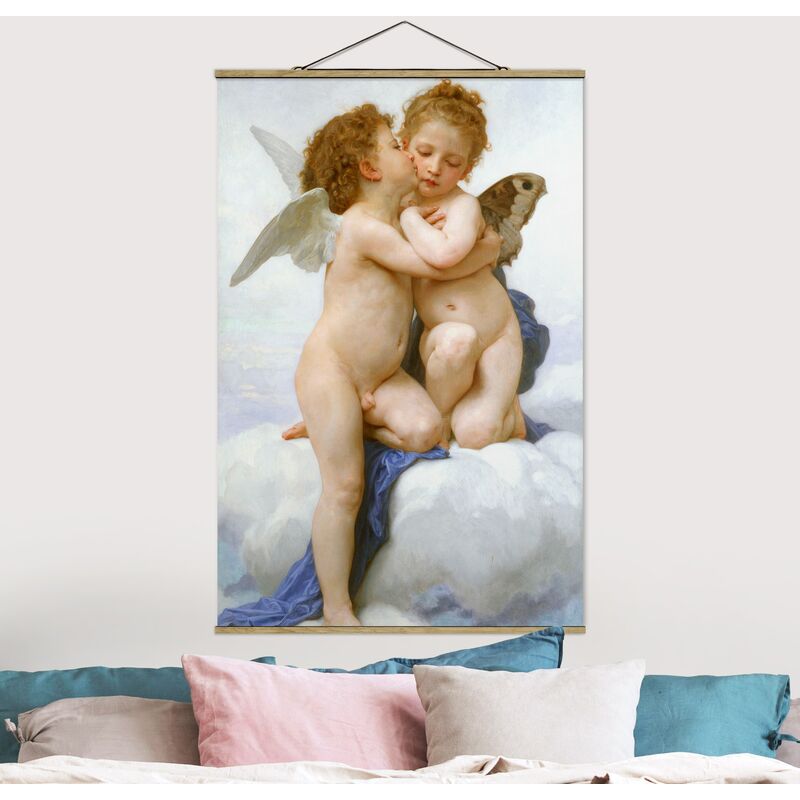 

Imagen de tela - William Adolphe Bouguereau - The First Kiss - Alto 3:2 Dimensión LxA: 150cm x 100cm