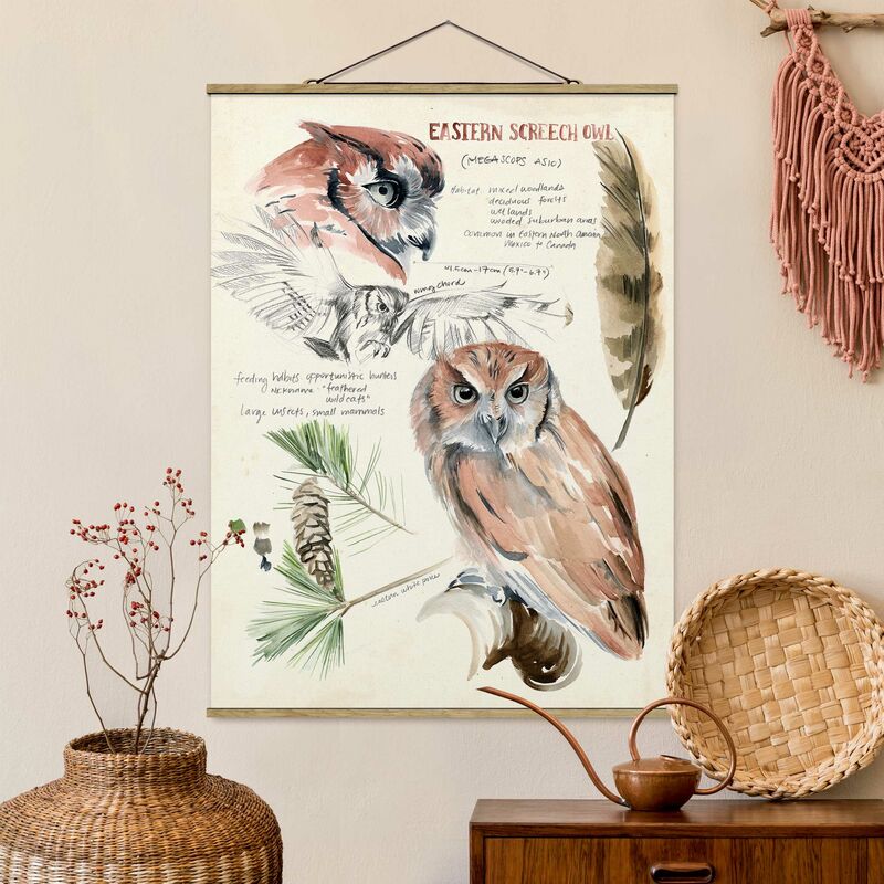 

Imagen de tela - Wilderness Journal - Owl - Alto 4:3 Dimensión LxA: 66.4cm x 50cm