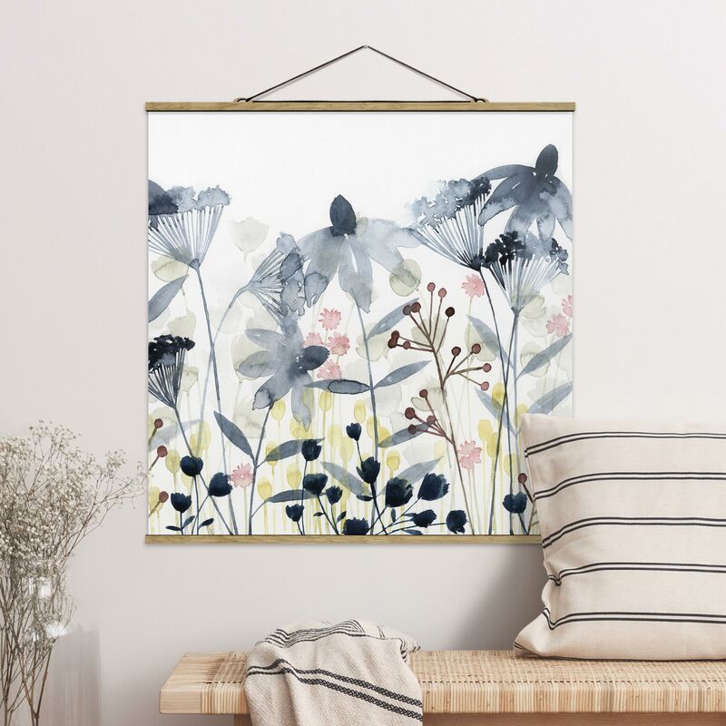

Imagen de tela - Wildflower Watercolor II - Cuadrado 1:1 Dimensión LxA: 100cm x 100cm