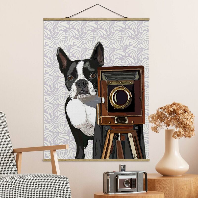 

Imagen de tela - Wildlife Photographer Terrier - Alto 4:3 Dimensión LxA: 133.5cm x 100cm