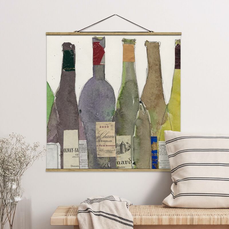 

Imagen de tela - Wine & Spirits IV - Cuadrado 1:1 Dimensión LxA: 50cm x 50cm