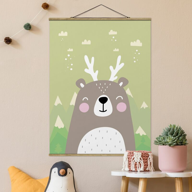 

Imagen de tela - Wolpertinger Bears - Alto 4:3 Dimensión LxA: 66.4cm x 50cm