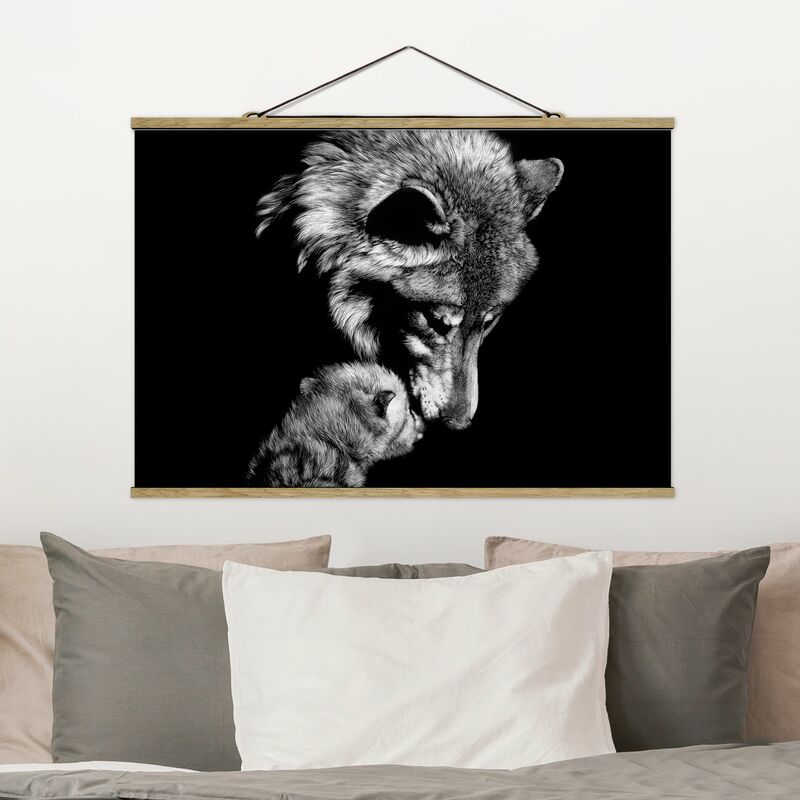 

Imagen de tela - Wolf In The Dark - Apaisado 2:3 Dimensión LxA: 23.5cm x 35cm