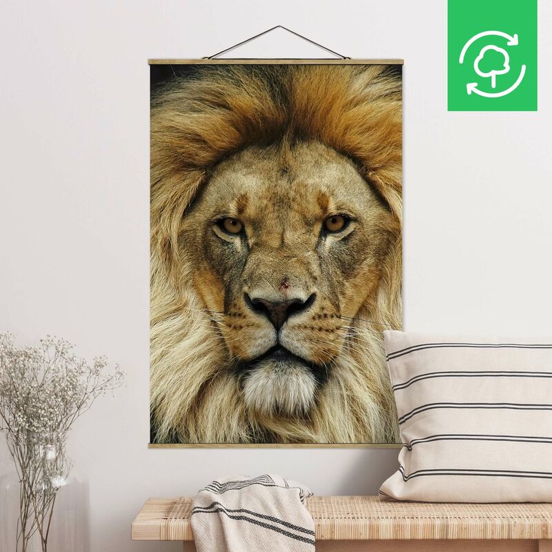 

Imagen de tela - Wisdom Of Lion - Alto 3:2 Dimensión LxA: 150cm x 100cm