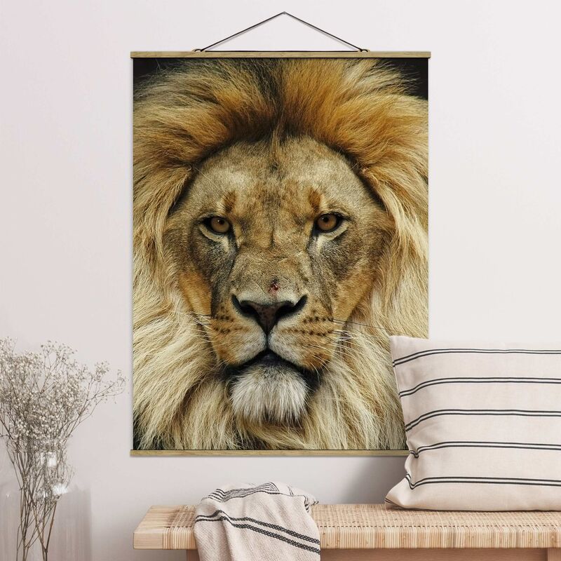 

Imagen de tela - Wisdom Of Lion - Alto 4:3 Dimensión LxA: 46.5cm x 35cm