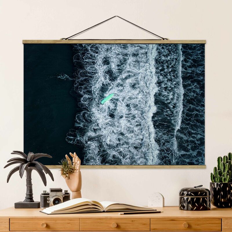

Imagen de tela - Wipe Out On Raging Ocean - Apaisado 2:3 Dimensión LxA: 66.5cm x 100cm