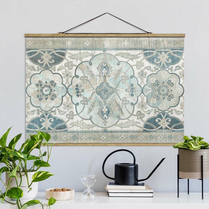 

Imagen de tela - Wood Panel Persian Vintage II - Apaisado 2:3 Dimensión LxA: 23.5cm x 35cm