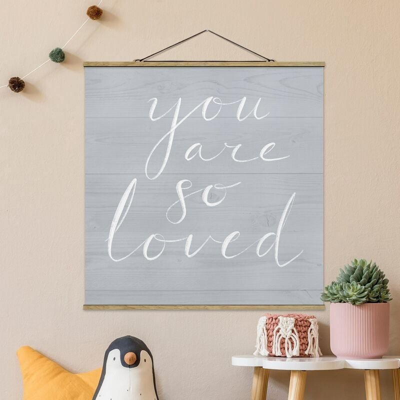 

Imagen de tela - Wooden Wall Gray - Loved - Cuadrado 1:1 Dimensión LxA: 35cm x 35cm
