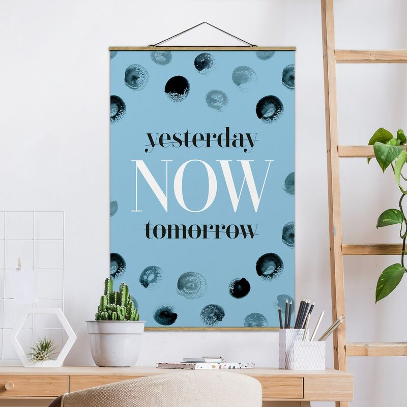 

Imagen de tela - Yesterday NOW Tomorrow With Nig Polka Dots - Alto 3:2 Dimensión LxA: 120cm x 80cm