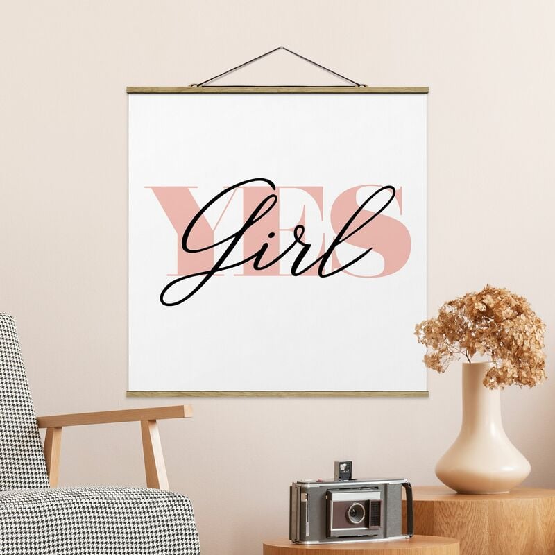 

Imagen de tela - Yes Girl - Cuadrado 1:1 Dimensión LxA: 80cm x 80cm
