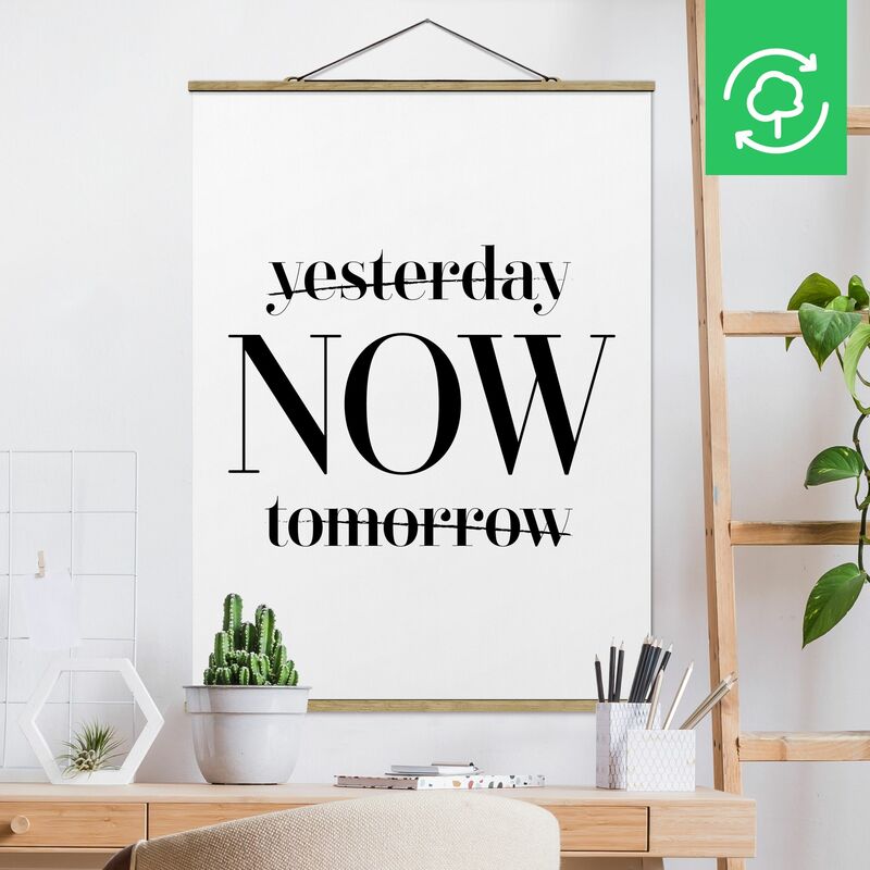 

Imagen de tela - Yesterday Now Tomorrow - Alto 4:3 Dimensión LxA: 66.4cm x 50cm