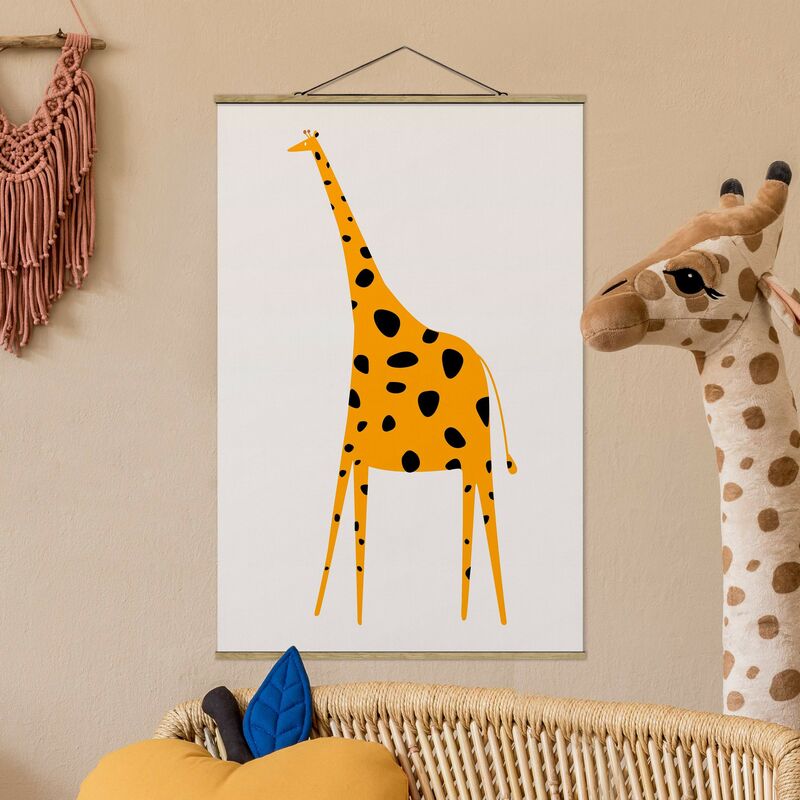 

Imagen de tela - Yellow Giraffe - Alto 3:2 Dimensión LxA: 150cm x 100cm