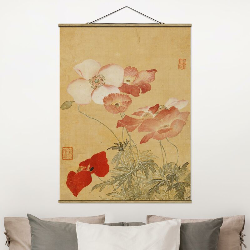 

Imagen de tela - Yun Shouping - Poppies - Alto 4:3 Dimensión LxA: 106.5cm x 80cm