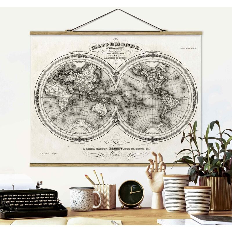 

Imagen de tela - World Map - French Map Of The Cap Region Of 1848 - Apaisado 3:4 Dimensión LxA: 75cm x 100cm
