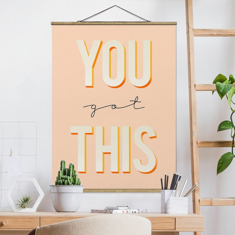 

Imagen de tela - You Got This Typo Saying - Alto 4:3 Dimensión LxA: 46.5cm x 35cm