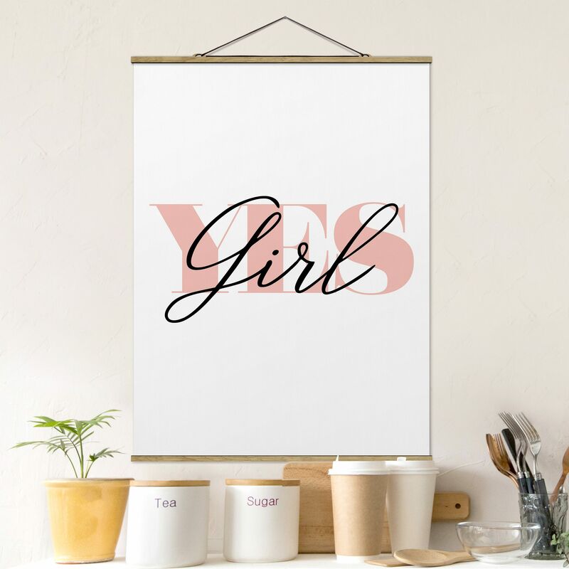

Imagen de tela - Yes Girl - Alto 4:3 Dimensión LxA: 106.5cm x 80cm