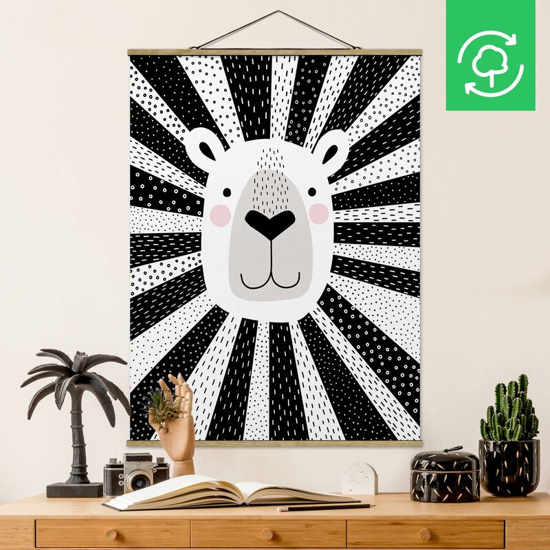 

Imagen de tela - Zoo With Patterns - Lion - Alto 4:3 Dimensión LxA: 66.4cm x 50cm