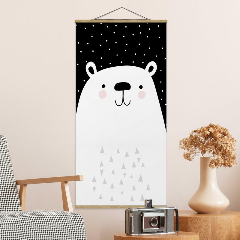 

Imagen de tela - Zoo With Patterns - Polar Bear - Alto 2:1 Dimensión LxA: 100cm x 50cm