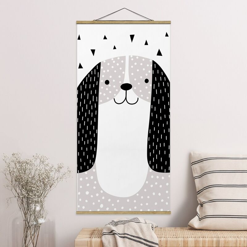 

Imagen de tela - Zoo With Patterns - Dog - Alto 2:1 Dimensión LxA: 100cm x 50cm