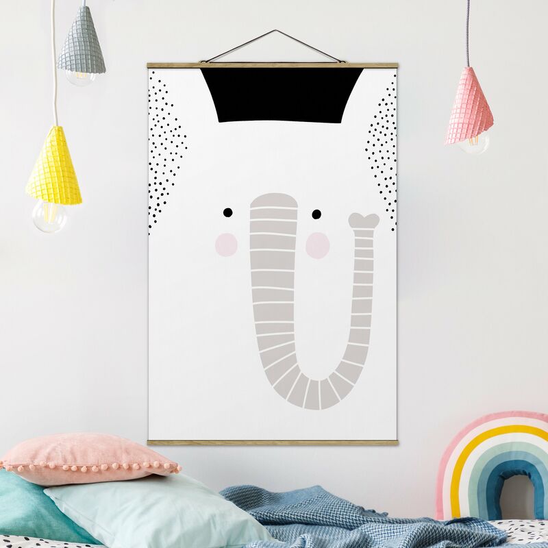 

Imagen de tela - Zoo With Patterns - Elephant - Alto 3:2 Dimensión LxA: 52.5cm x 35cm