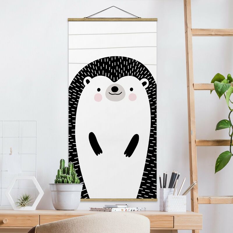 

Imagen de tela - Zoo With Patterns - Hedgehog - Alto 2:1 Dimensión LxA: 100cm x 50cm
