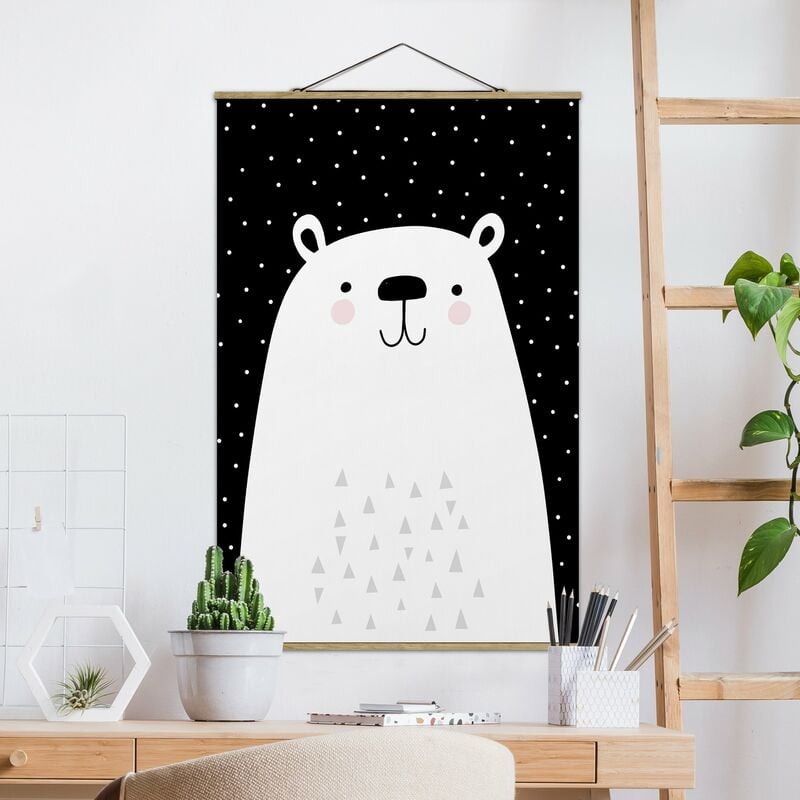 

Imagen de tela - Zoo With Patterns - Polar Bear - Alto 3:2 Dimensión LxA: 120cm x 80cm