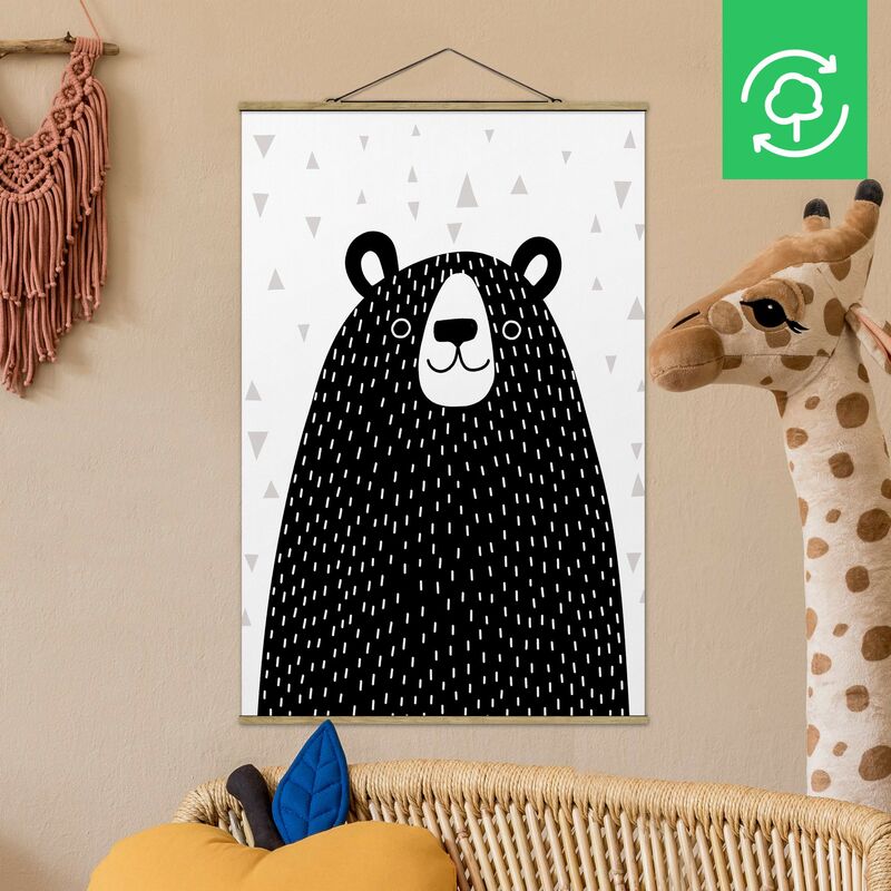 

Imagen de tela - Zoo With Patterns - Bear - Alto 3:2 Dimensión LxA: 120cm x 80cm