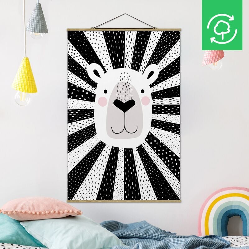 

Imagen de tela - Zoo With Patterns - Lion - Alto 3:2 Dimensión LxA: 120cm x 80cm