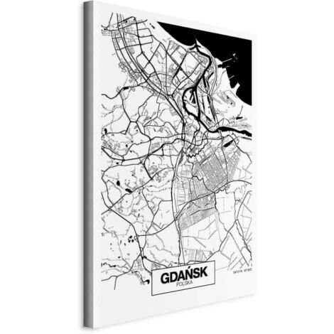 Imagen - Mapa de la ciudad: Gdańsk (1 parte) vertical