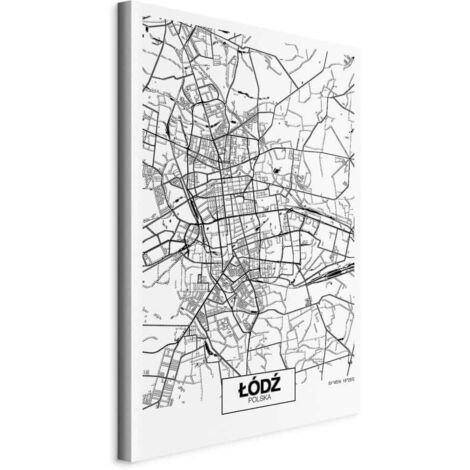 Imagen - Mapa de la ciudad: Łódź (1 parte) vertical