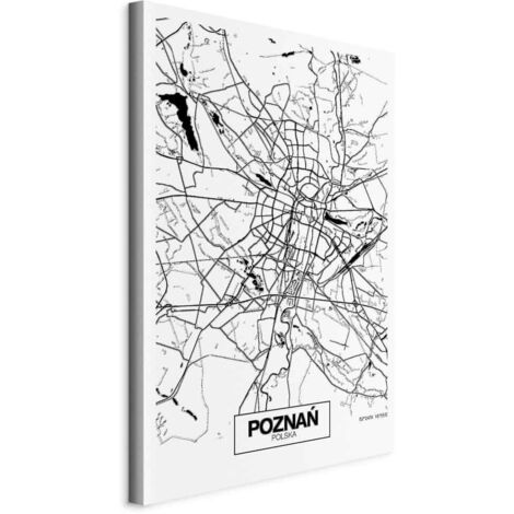 Imagen - Mapa de la ciudad: Poznań (1 parte) vertical