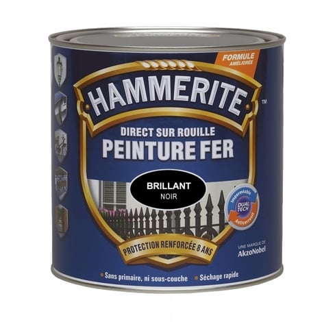 Vernice da esterno antiruggine per ferro HAMMERITE Superia marrone chiaro,  0.75 L