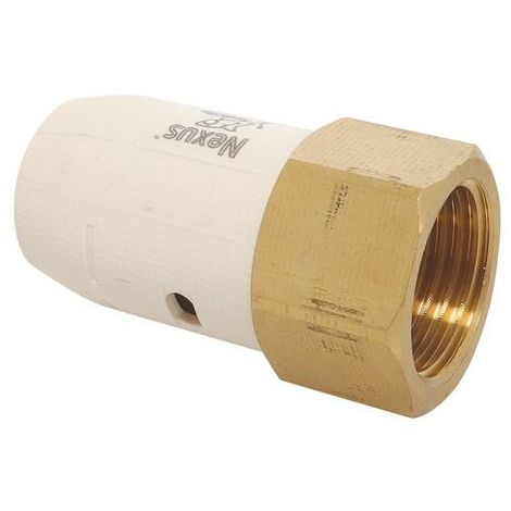 Raccord droit instantané femelle laiton 15/21 pour tube multicouche Ø20 (1/3)