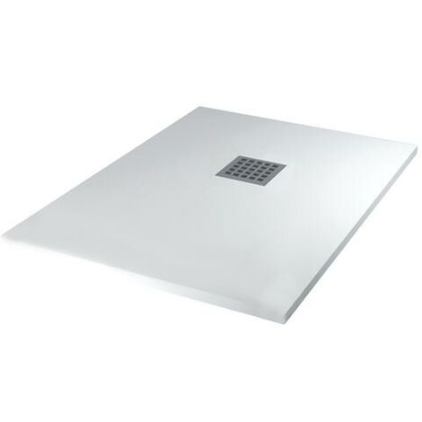 Receveur de douche résine de synthèse Mina blanc 70x90 (1/2)