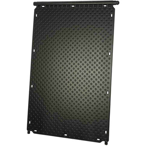 Absorbeur solaire extérieur avec 2 manchons de raccordement et 1 tube collecteur