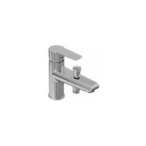 Mitigeur bain /douche monotrou chromé (1/2)