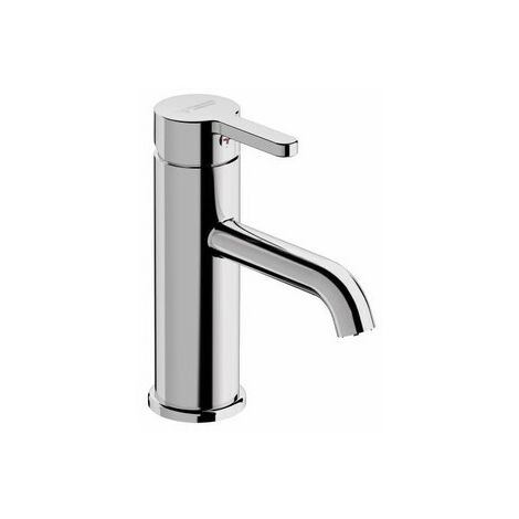Mitigeur lavabo bec court chromé Avec vidange à tirette (1/2)