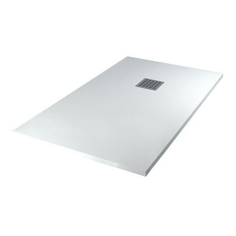 Receveur de douche résine de synthèse Mina blanc 80x140 (1/2)