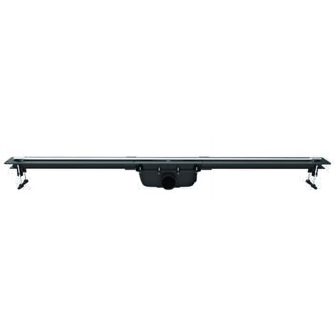 Valentin – Caniveau de douche recoupable 400 à 1200 mm – Débit 48 l/min – Largeur 25 mm – Installation sans outils – Garantie 10 ans (1/5)