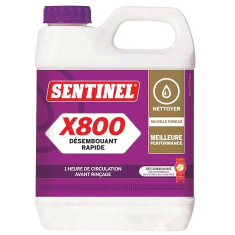 Désembouant rapide X800 - SENTINEL
