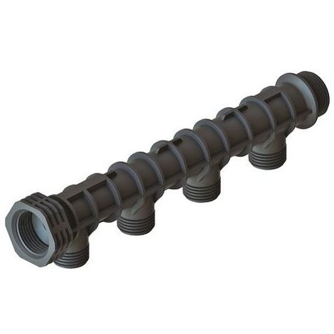 Collecteur MS MF3/4(20:27) 4 sorties M1/2(15/21) entraxe de 48mm