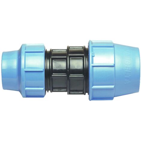 Raccord plastique manchon droit réduit pour tube PE Ø32-25 mm