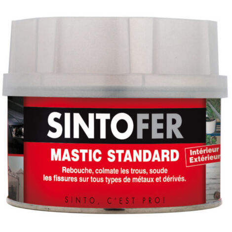 Mastic polyester blanc 330 g – Pour rebouchage de surfaces métalliques – Application facile – Temps de séchage rapide 12 min – Serrurerie-Boutique