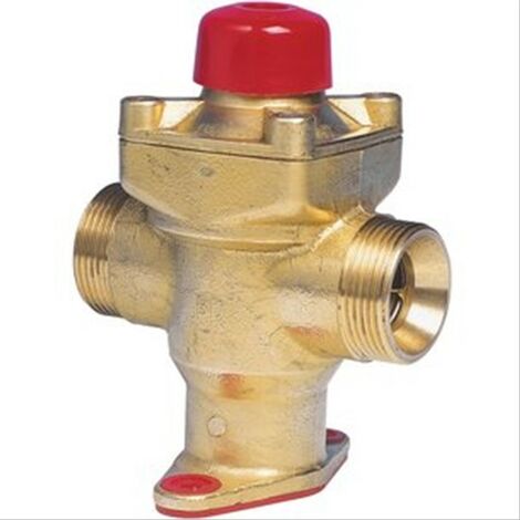 Robinet poussoir COUP DE POING double mâle 1' 1/4 calibre 25 - BANIDES - 2905025