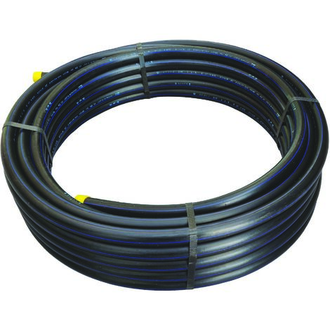 Tube polyéthylène NF Ø25 mm – Couronne 25m – Pression PN 16 pour adduction d'eau potable – Résistant à l'écrasement