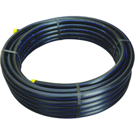 Tube polyéthylène NF bandes bleues Ø32 Couronne 25m