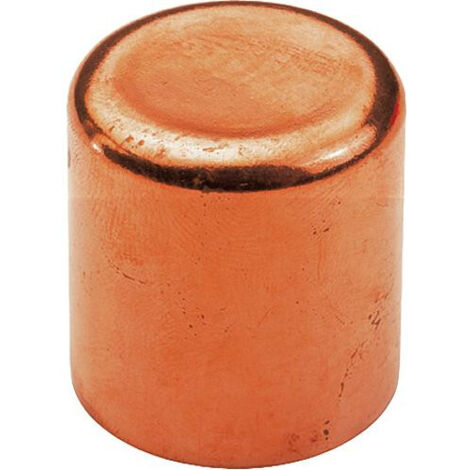 Raccord a sertir en cuivre Contour V, bouchon diam. 15mm Type P5290 (1/3)